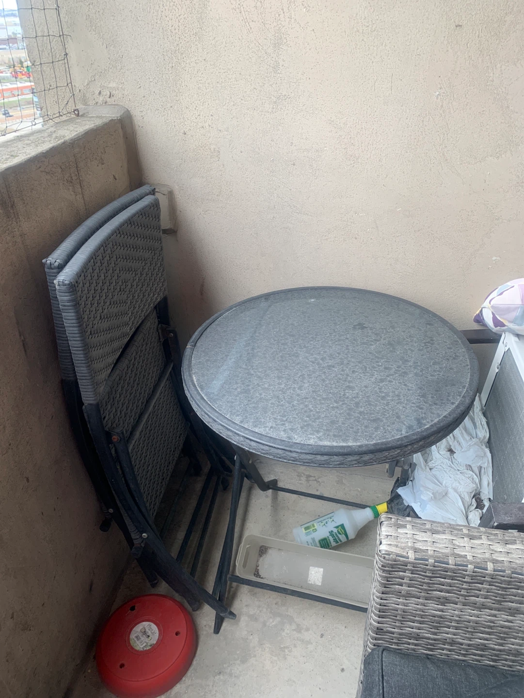 Folding Patio Table and Chairs Set