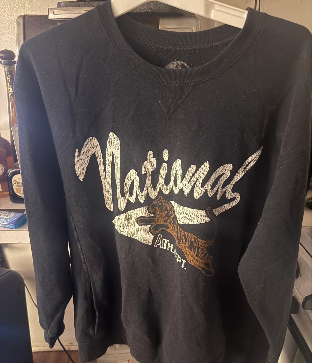 National Athletic Dept. Tiger Graphic Crewneck Sweatshirt