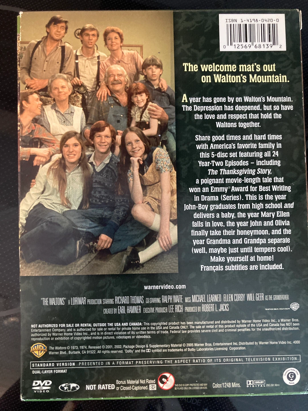 The Waltons: The Complete Second Season DVD Set - photo 2