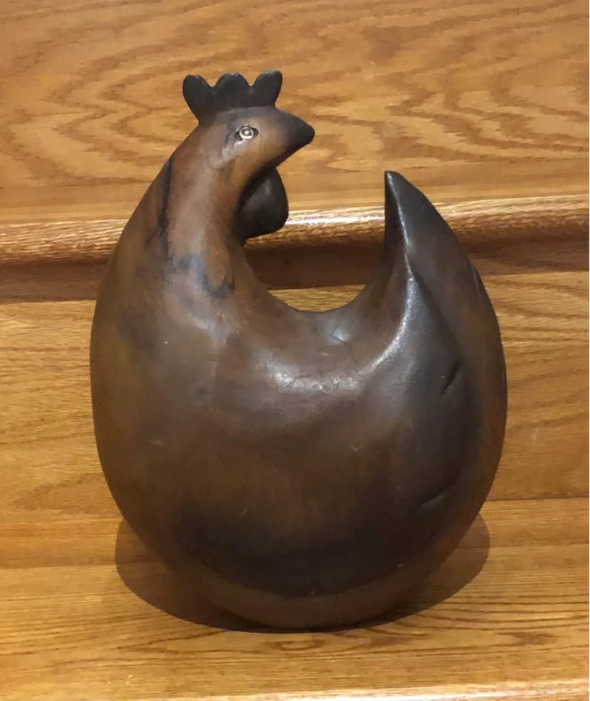 Wooden hen Figurine - photo 2