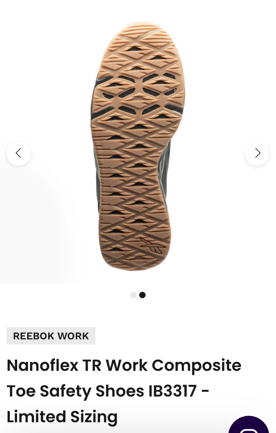 Reebok Nanoflex TR Work Composite Toe Safety Shoes IB3317 - photo 3