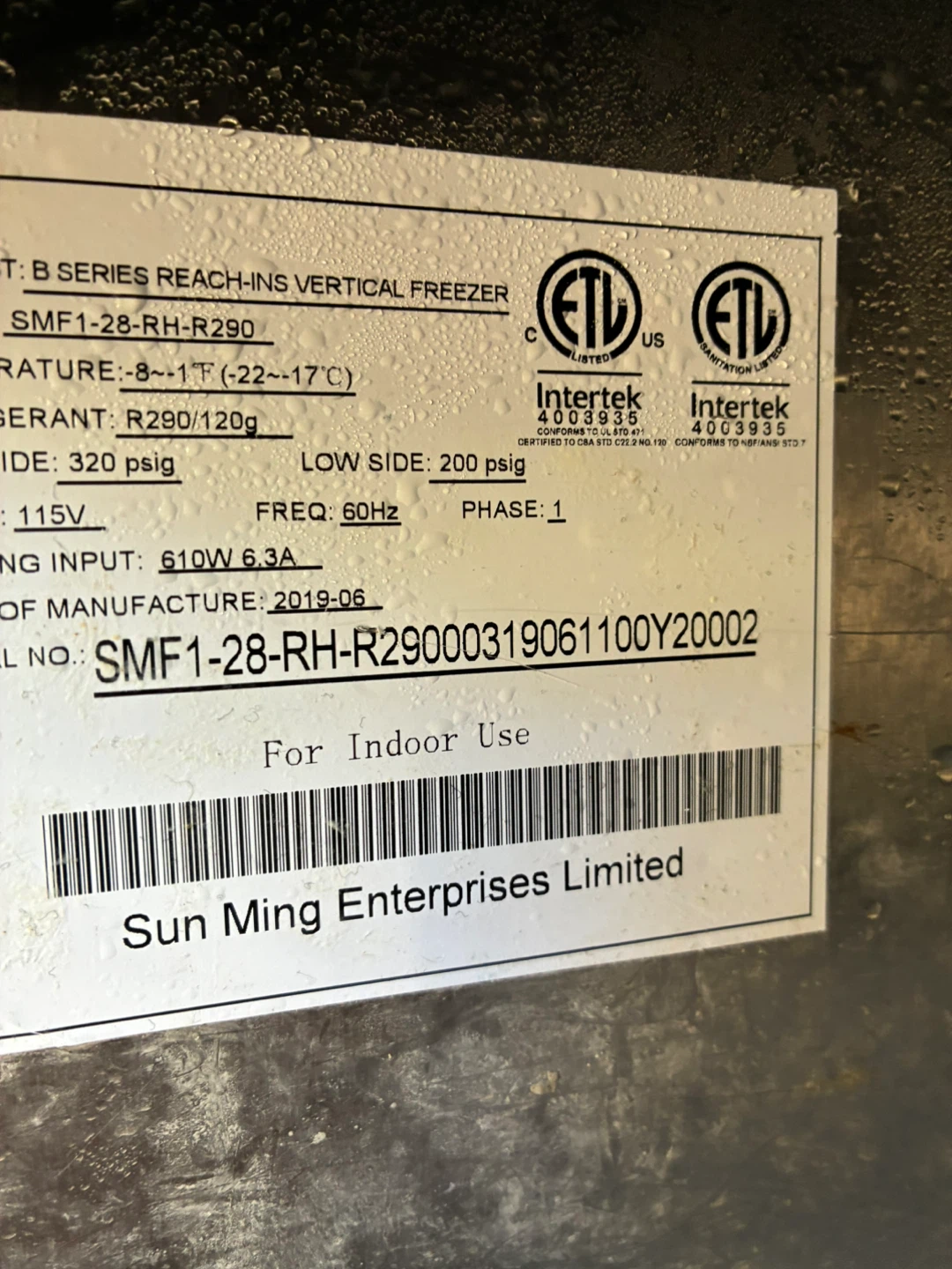Newtop Reach-In Vertical Freezer - photo 3