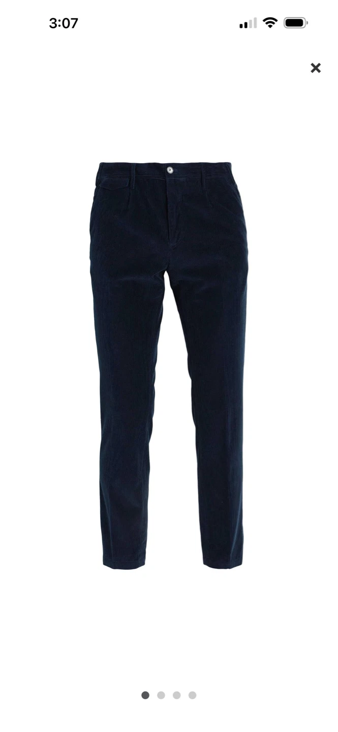 Tommy Hilfiger Men's Navy Corduroy Pants - photo 5