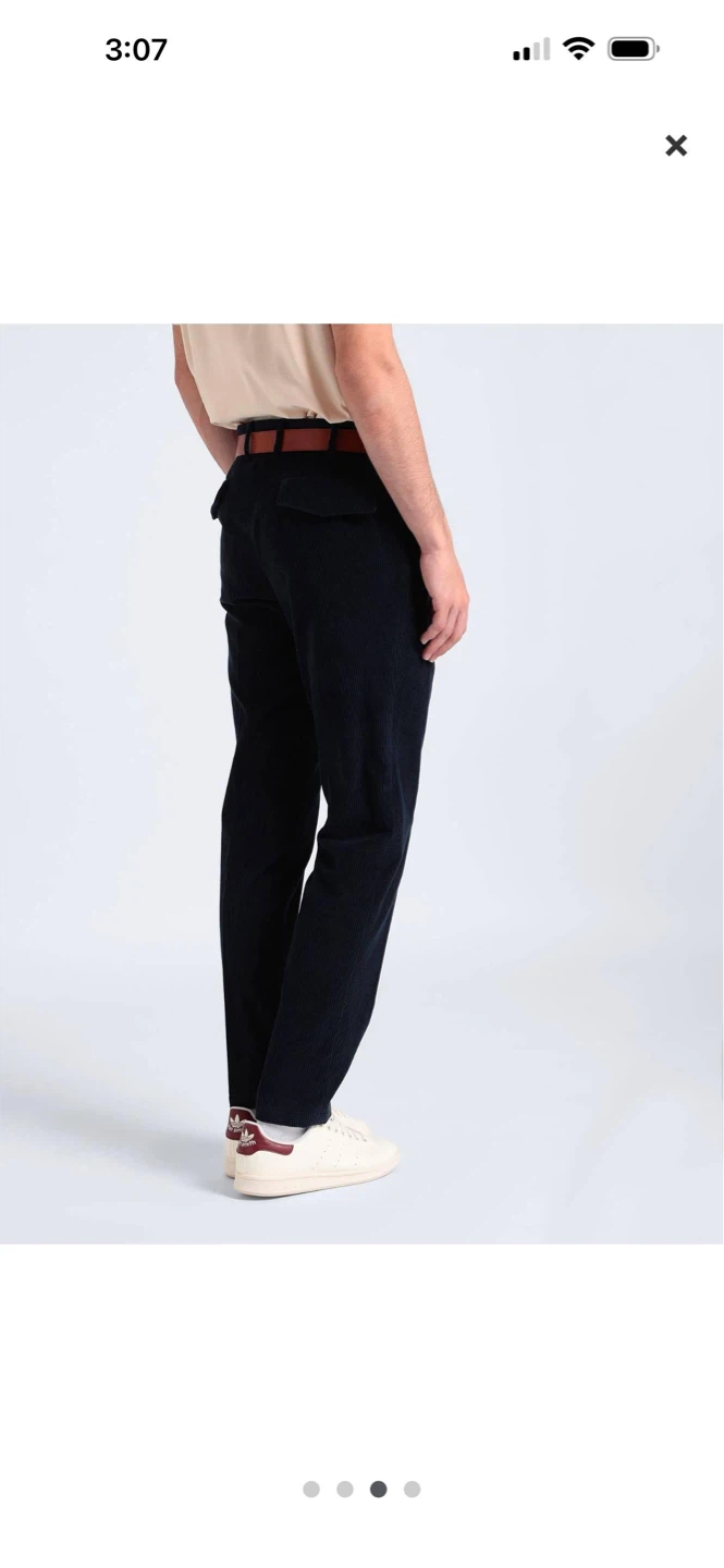 Tommy Hilfiger Men's Navy Corduroy Pants - photo 3