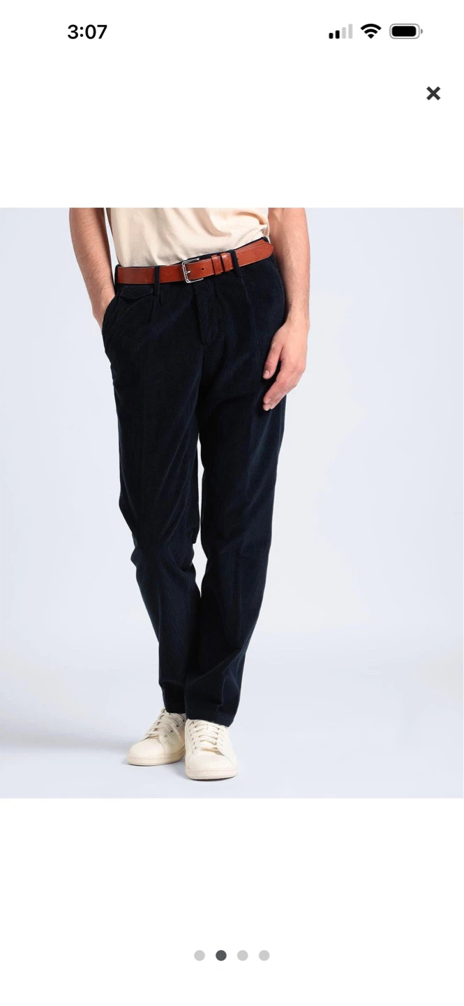 Tommy Hilfiger Men's Navy Corduroy Pants - photo 2