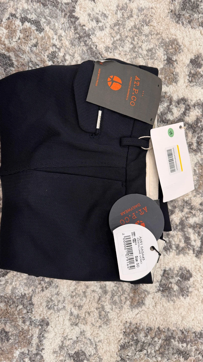 AT.P.CO Casual Pants - Midnight Blue - Size 34 - photo 5