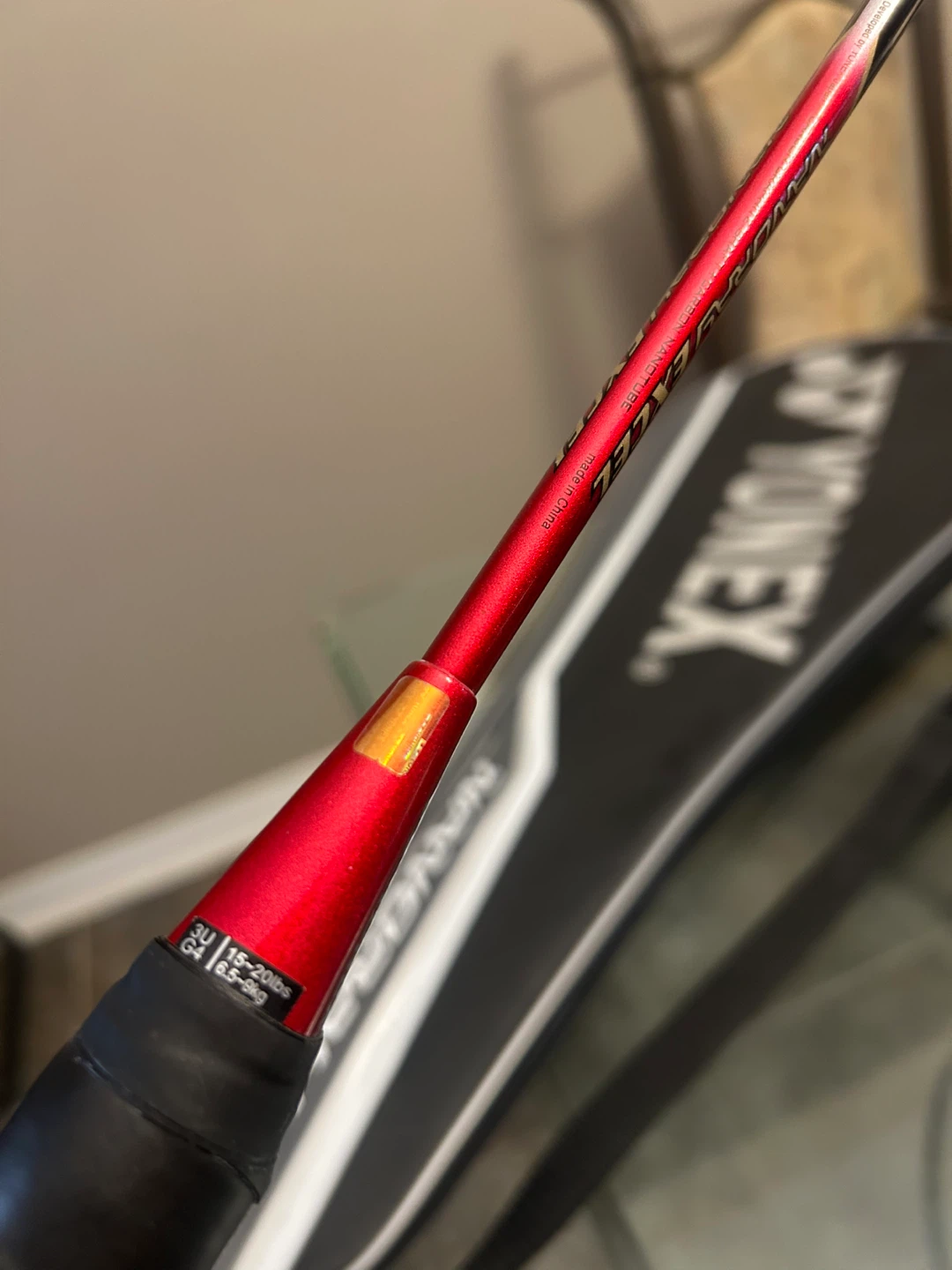Yonex NanoRay Excel (NR-EXCEL) Silver Red Badminton Racket - photo 4