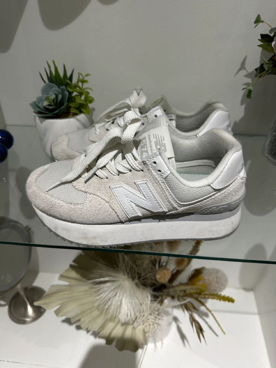 New Balance 574 Women's Sneakers - White - photo 5