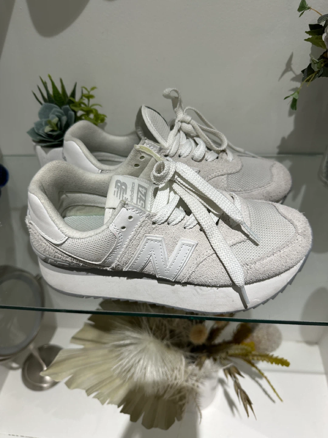 New Balance 574 Women's Sneakers - White - photo 4