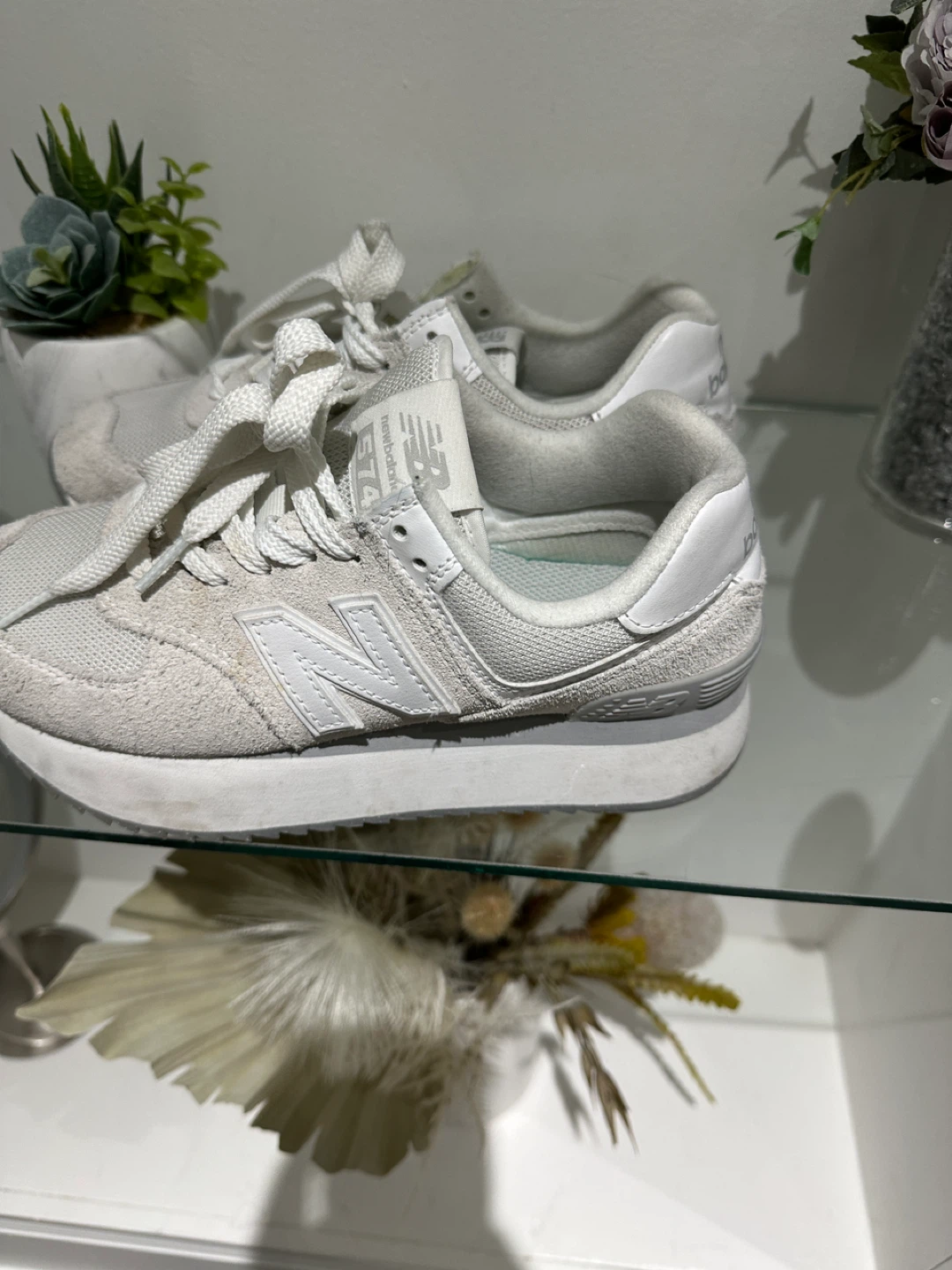 New Balance 574 Women's Sneakers - White - photo 2