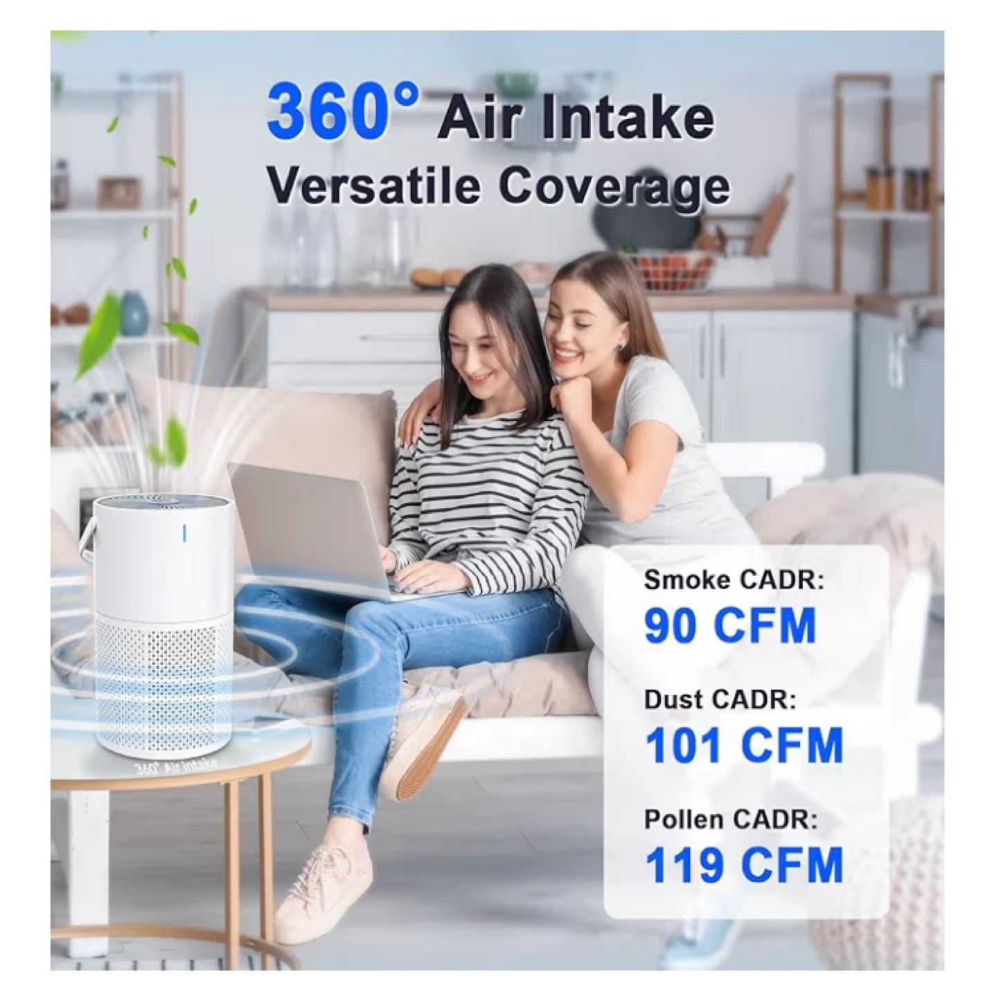 Big Sale-True HEPA  Air Purifier-Home Large RM up to 1095 Ft - photo 5
