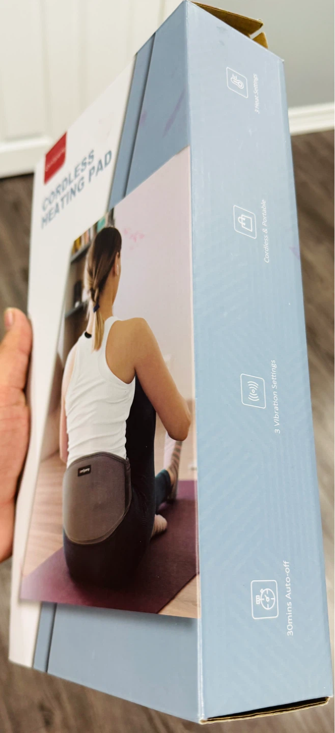 Comfymore Cordless Heating Pad with Vibration - photo 2