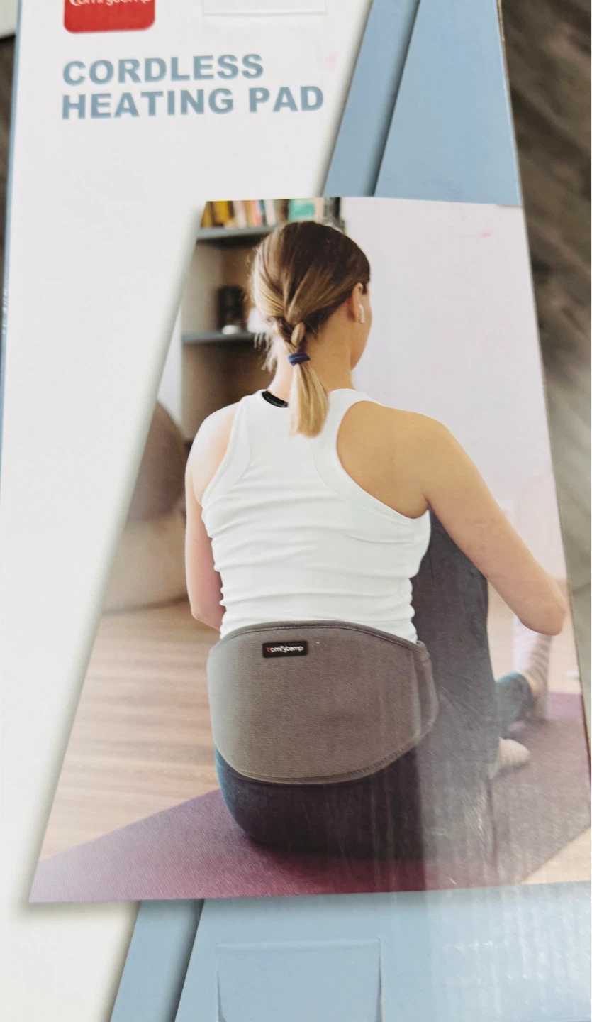 Comfymore Cordless Heating Pad with Vibration