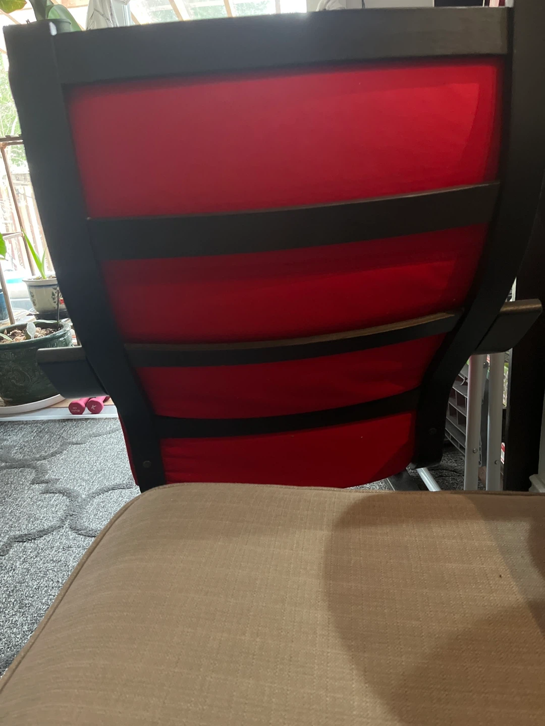 Red Accent Chair - photo 2