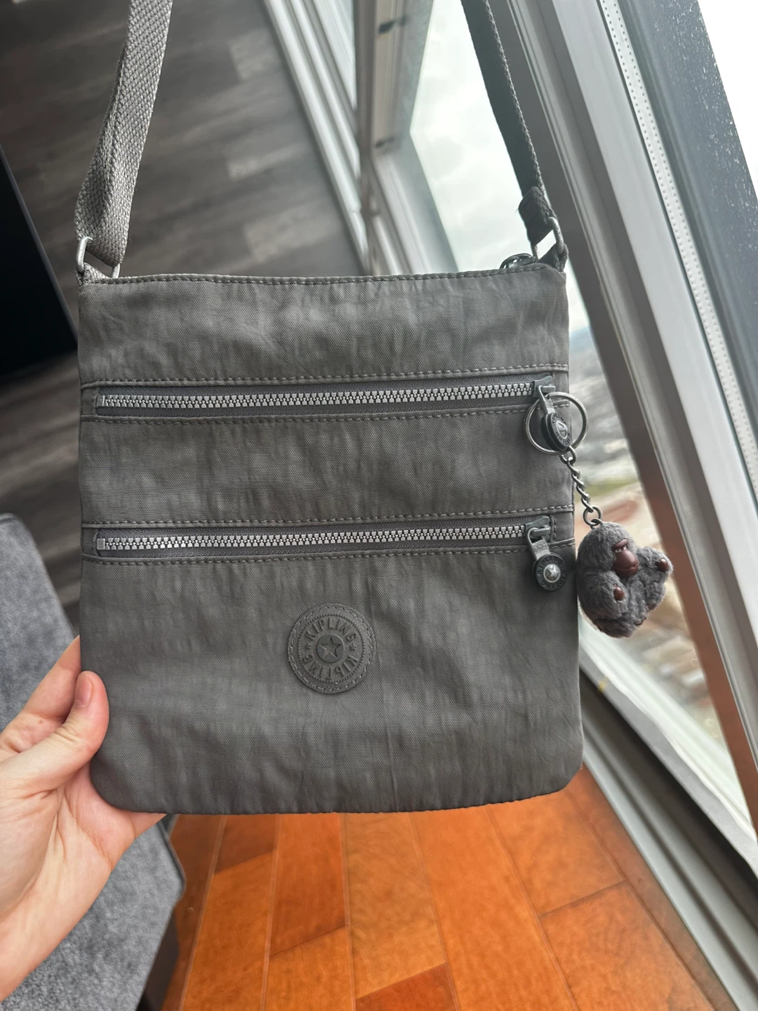 Kipling Crossbody Bag - Grey