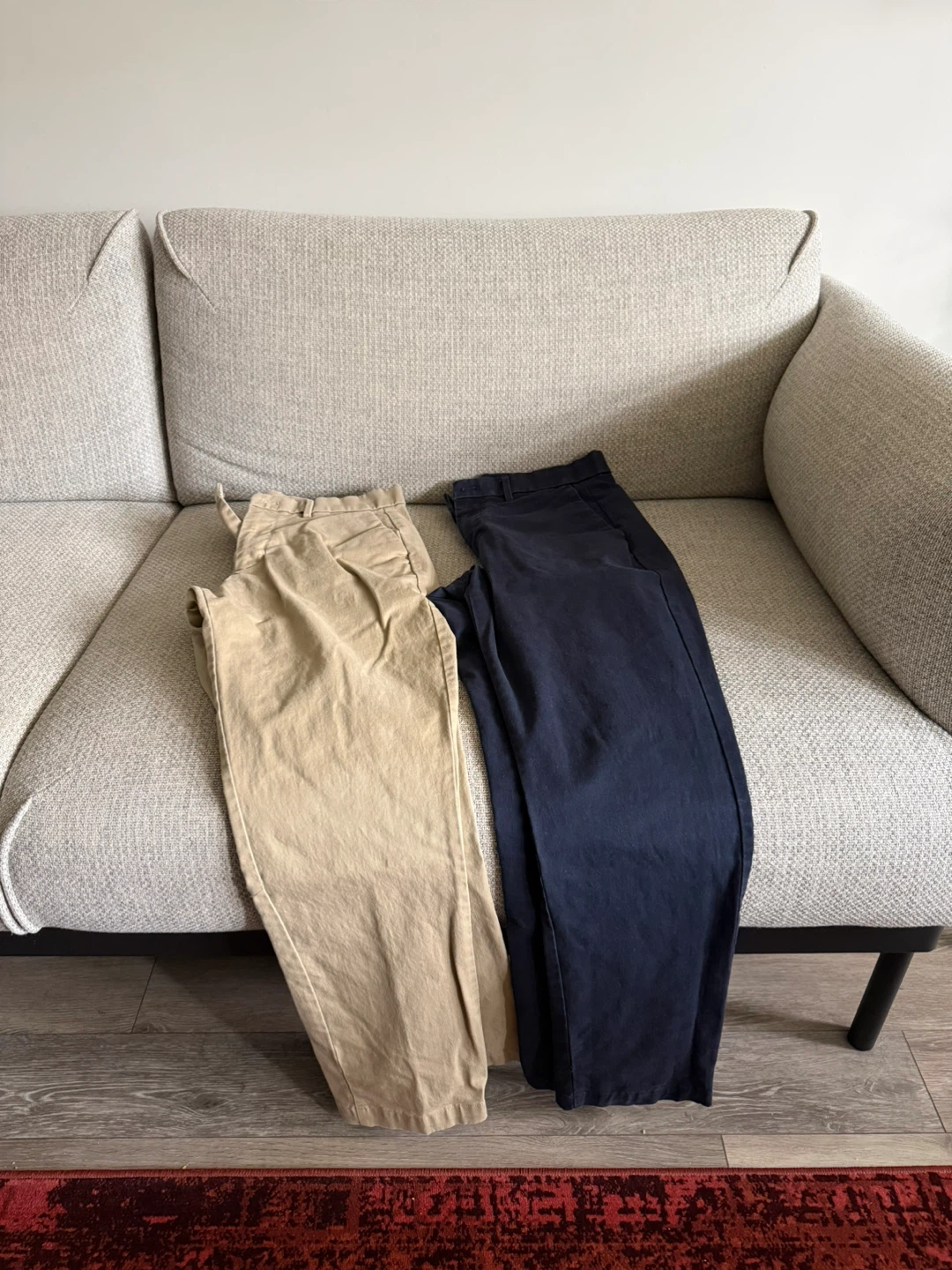 🔥Final Price: 2x GAP Slim Fit Chinos - Khaki & Navy (Size 30x30) - photo 5
