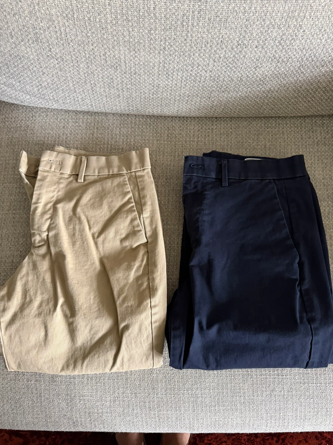 🔥Final Price: 2x GAP Slim Fit Chinos - Khaki & Navy (Size 30x30)