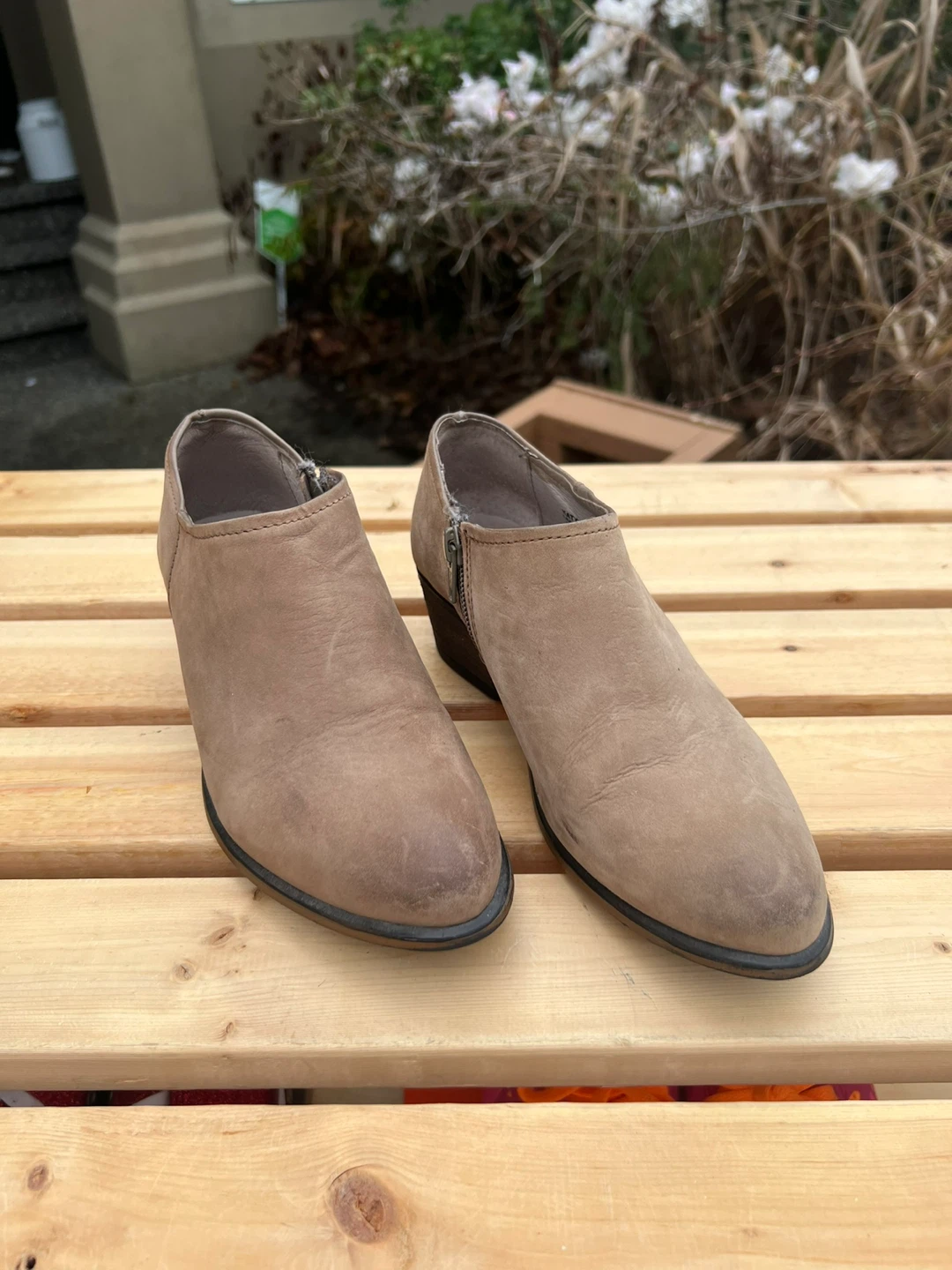 Steve Madden Suede Ankle Boots - Light Brown