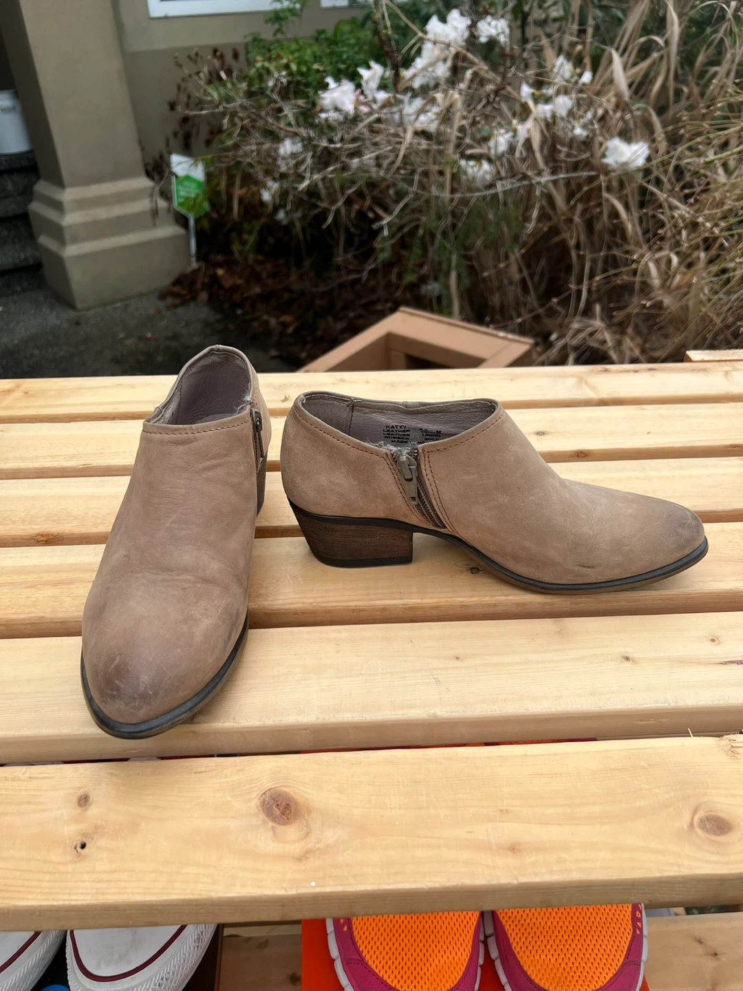 Steve Madden Suede Ankle Boots - Light Brown - photo 3