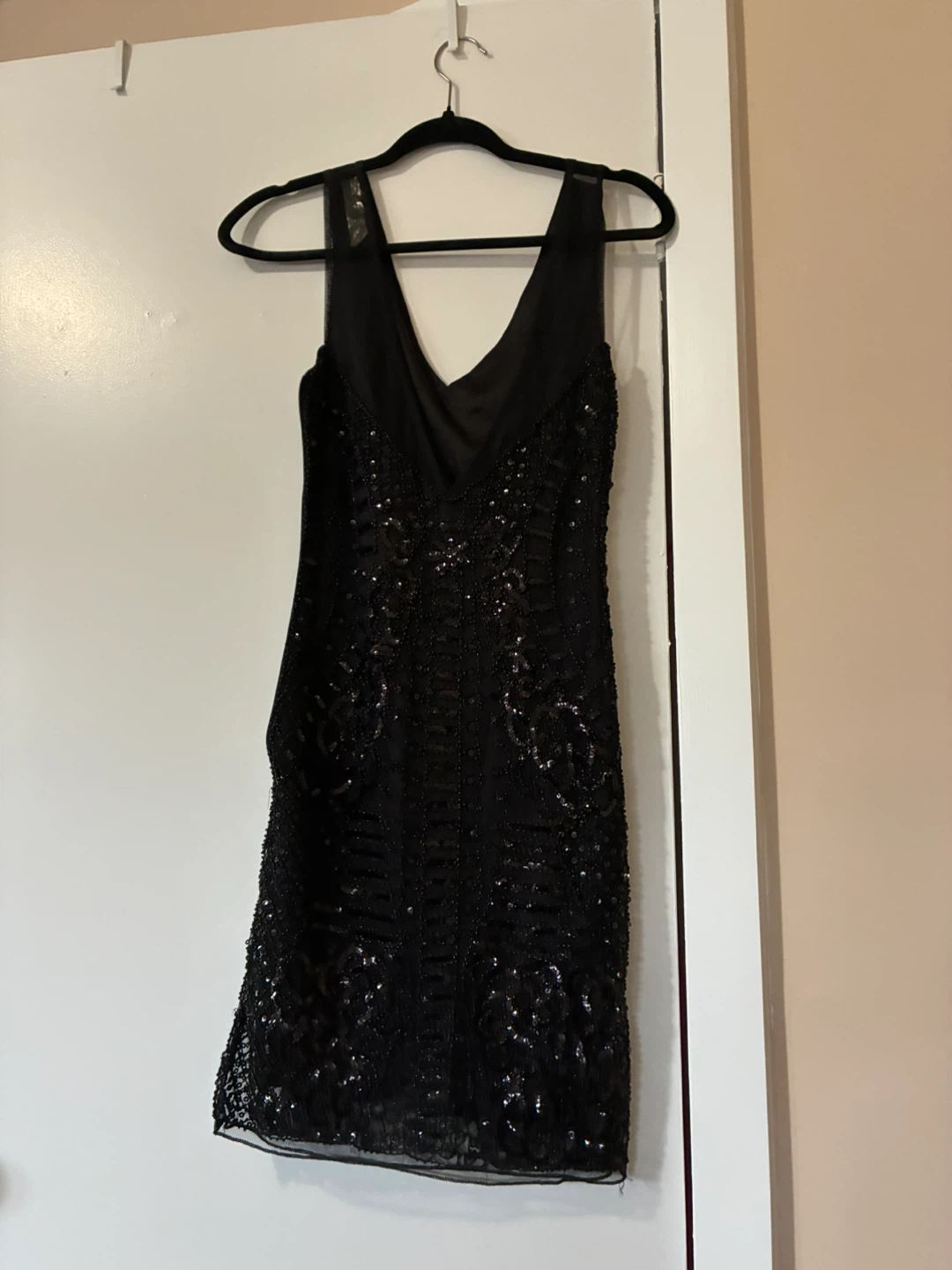 Molly Bracken Black Sequin Dress - photo 2