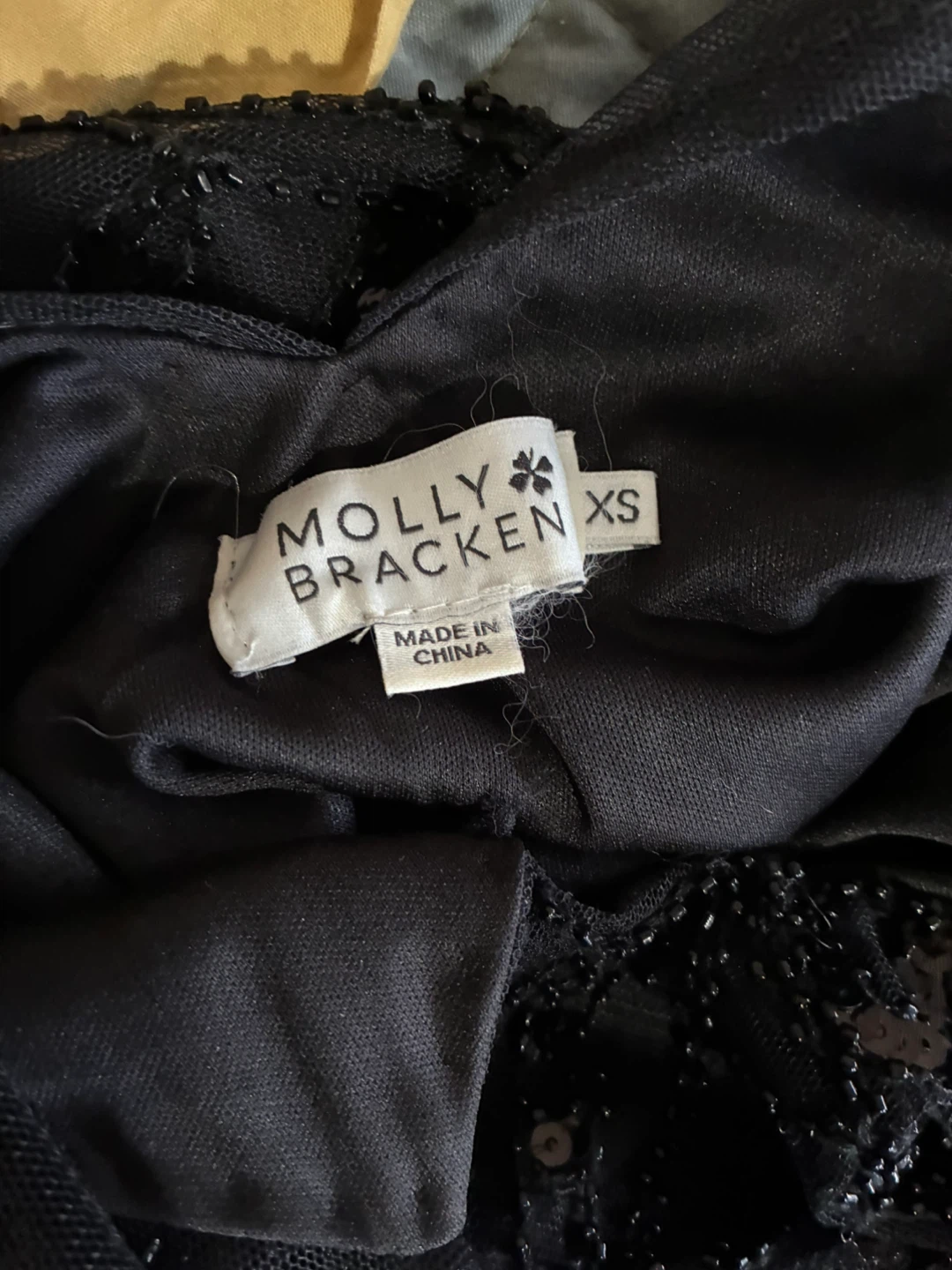 Molly Bracken Black Sequin Dress - photo 3