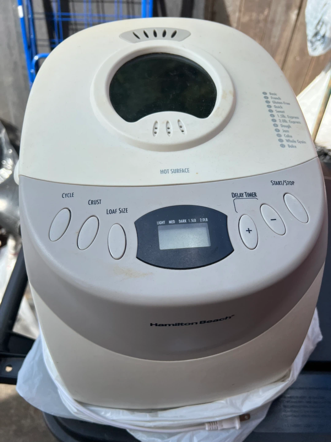 Hamilton Beach HomeBaker Breadmaker