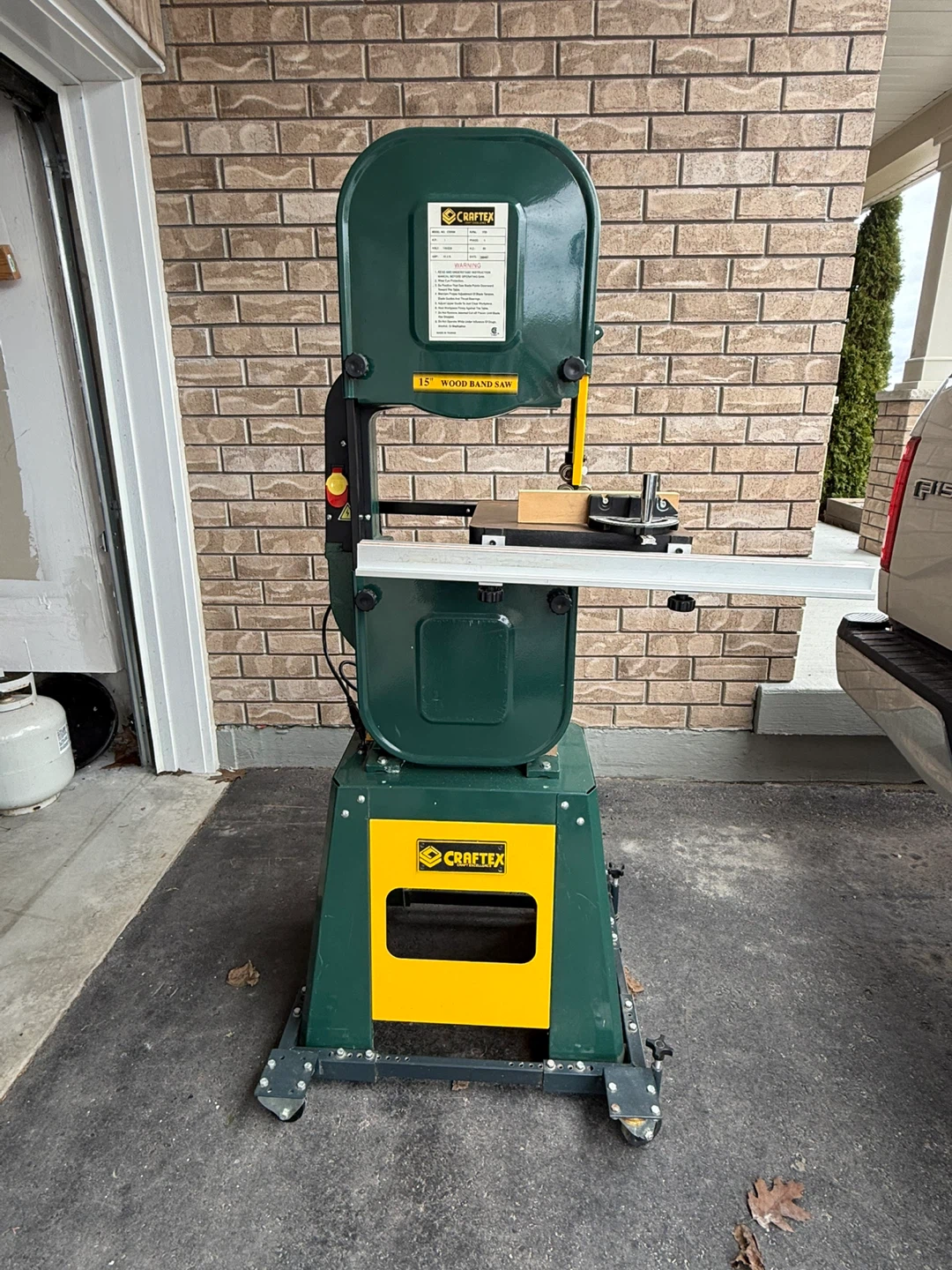 Craftex 15" Wood Band Saw CT019N