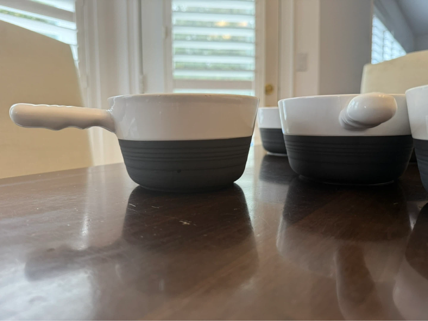Ceramics French onion Soup Bowls with Handles (Set of 6) - photo 2