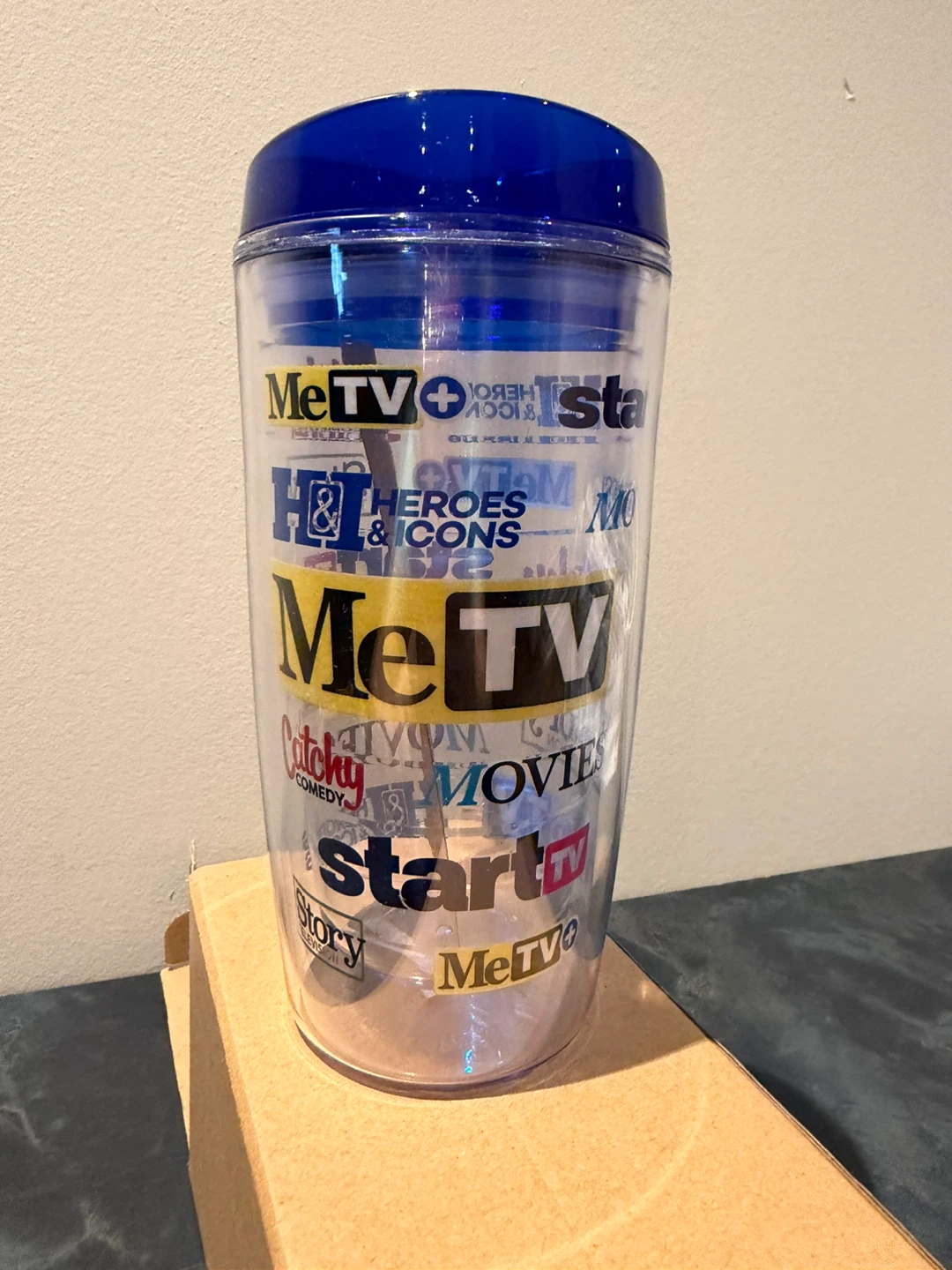 Brand new MeTV Tumbler with Lid