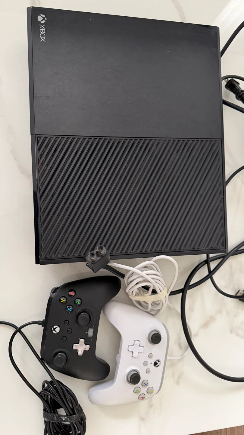 Xbox One Console with Two Controllers