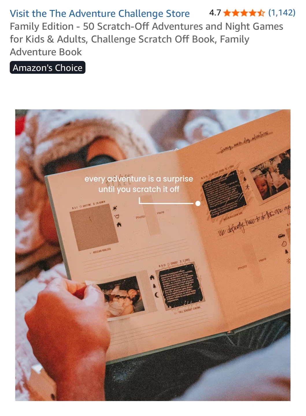 The Adventure Challenge Family Edition - Scratch Off Book - photo 2