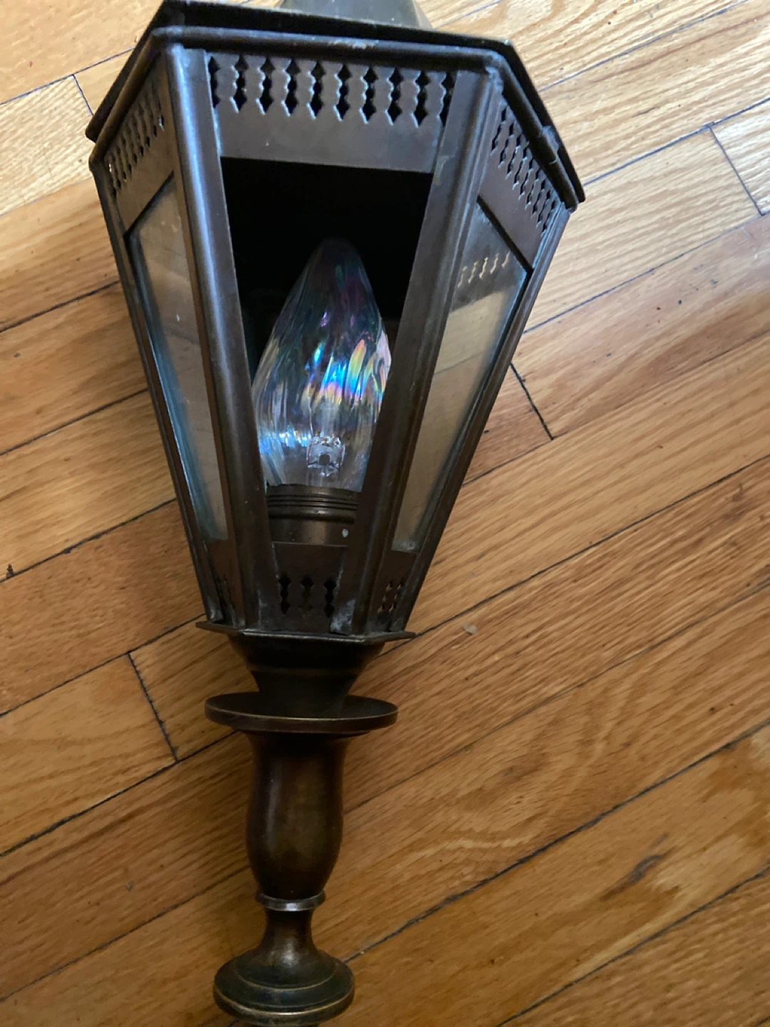 Vintage Lantern Style Table Lamp - photo 4