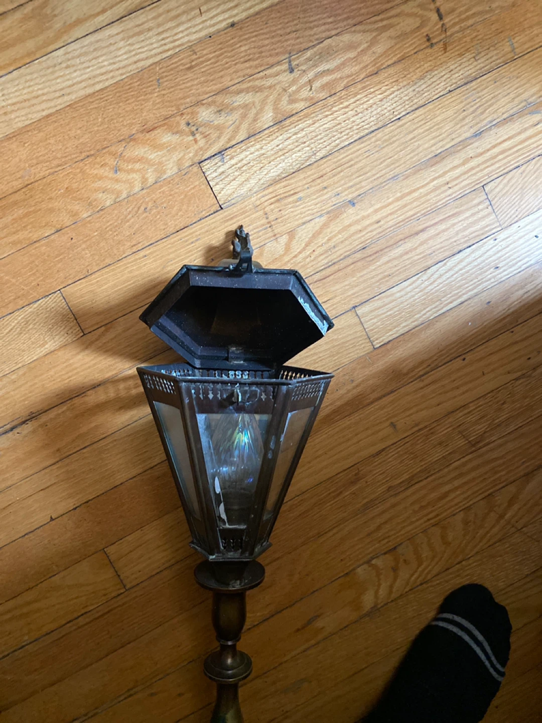 Vintage Lantern Style Table Lamp - photo 3