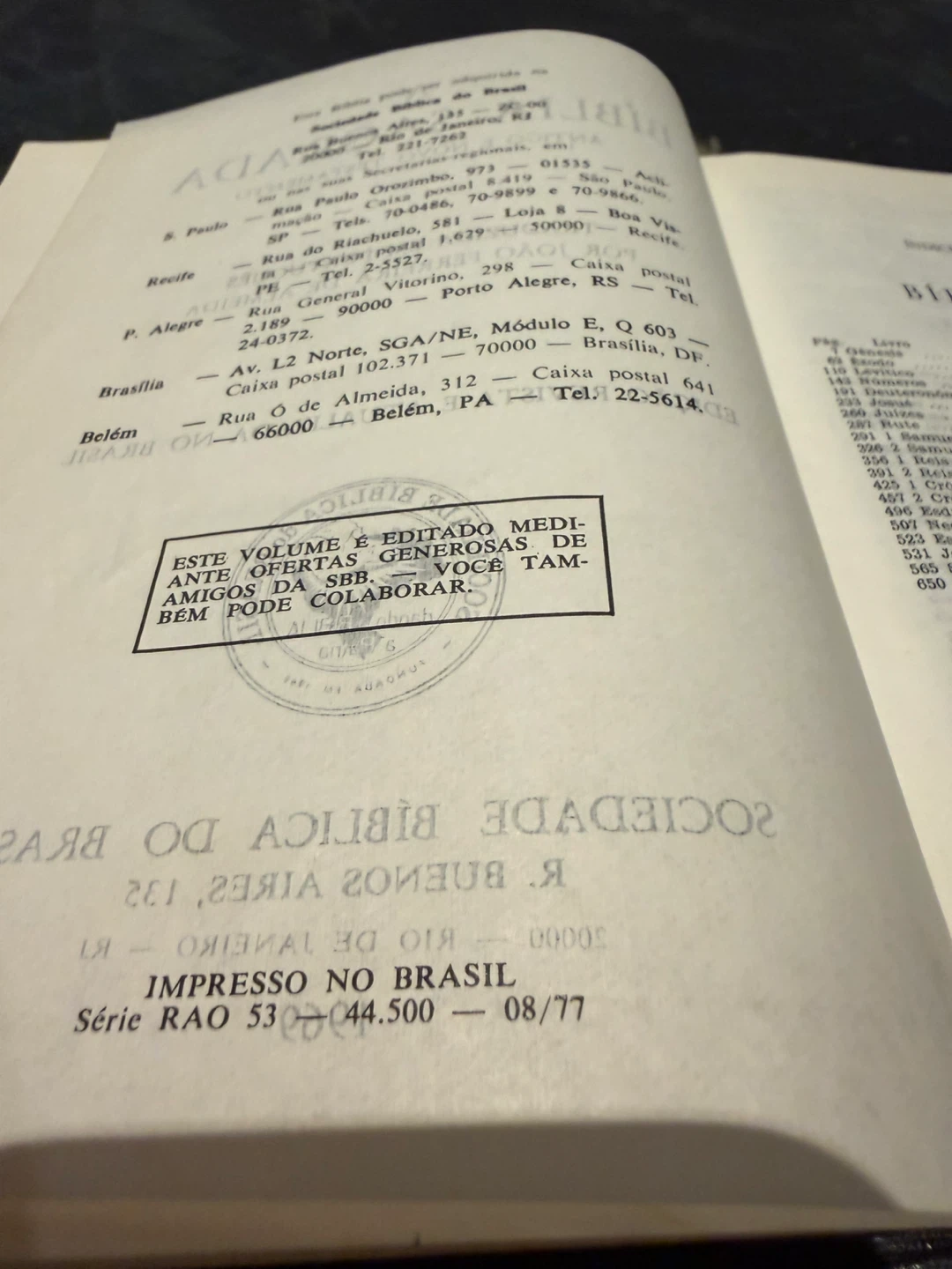 Vintage Portuguese Bible 1977 - photo 3