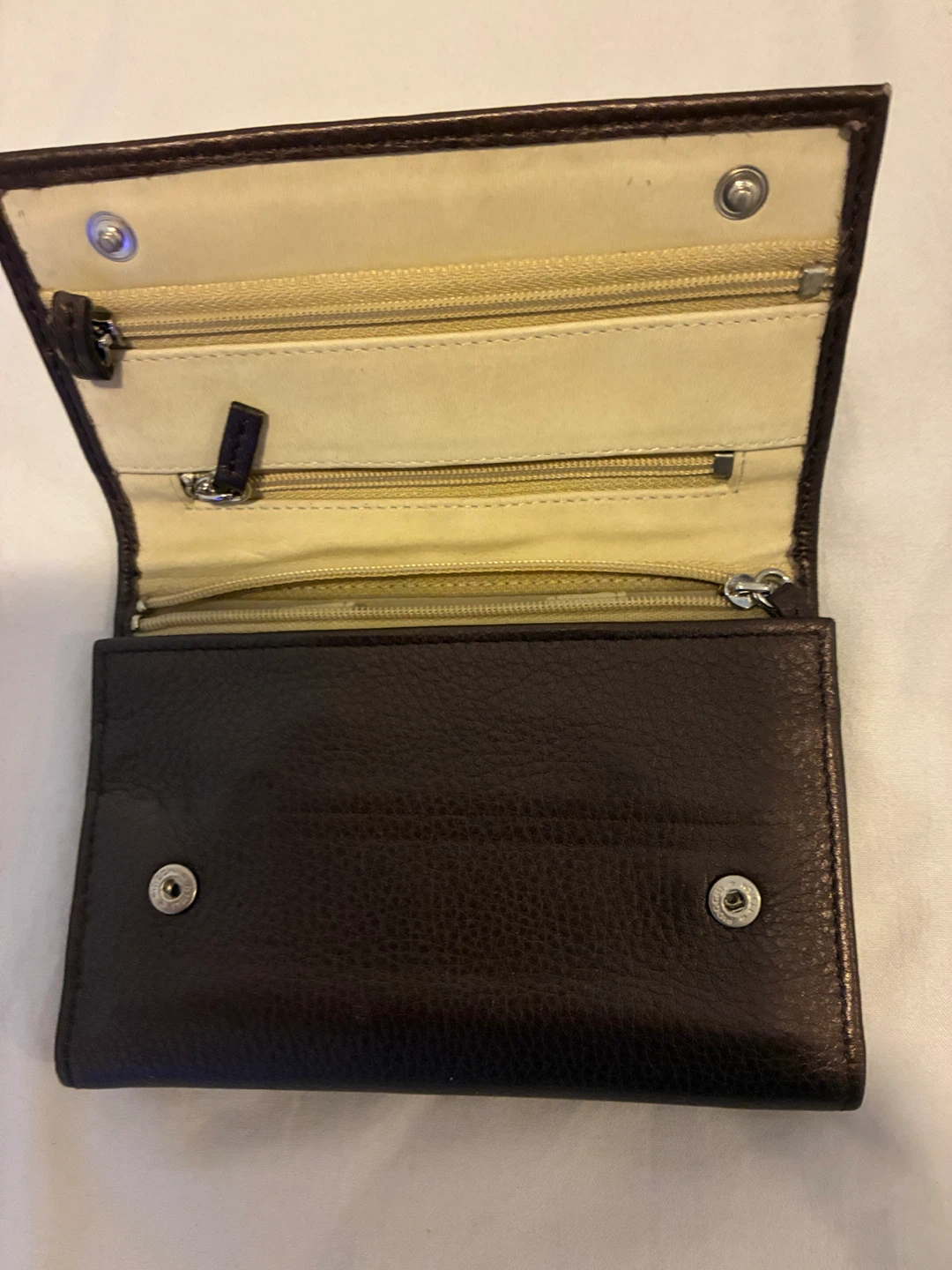 Cole Haan Brown Leather Jewelry Travel Organizer Box - photo 3
