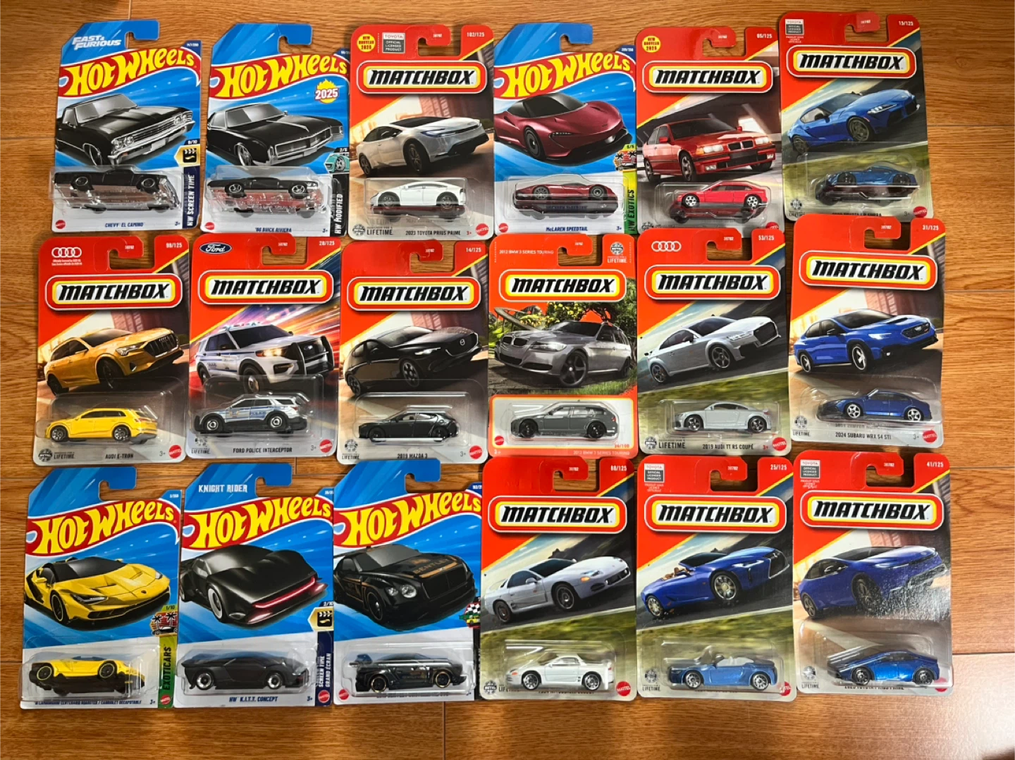 Hot Wheels and Matchbox Die-Cast Cars Lot