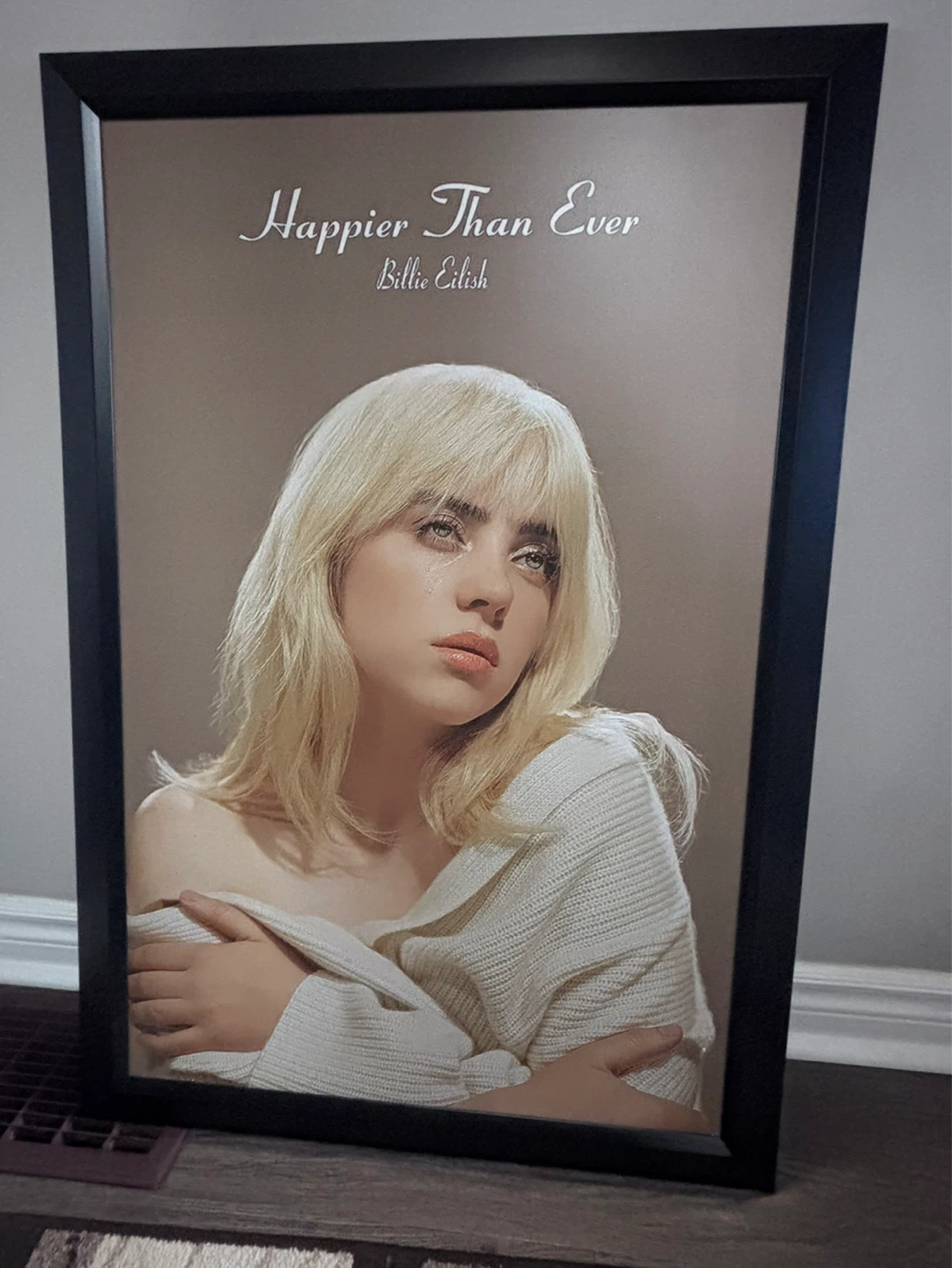 Billie Eilish "Happier Than Ever" Framed Poster - photo 3