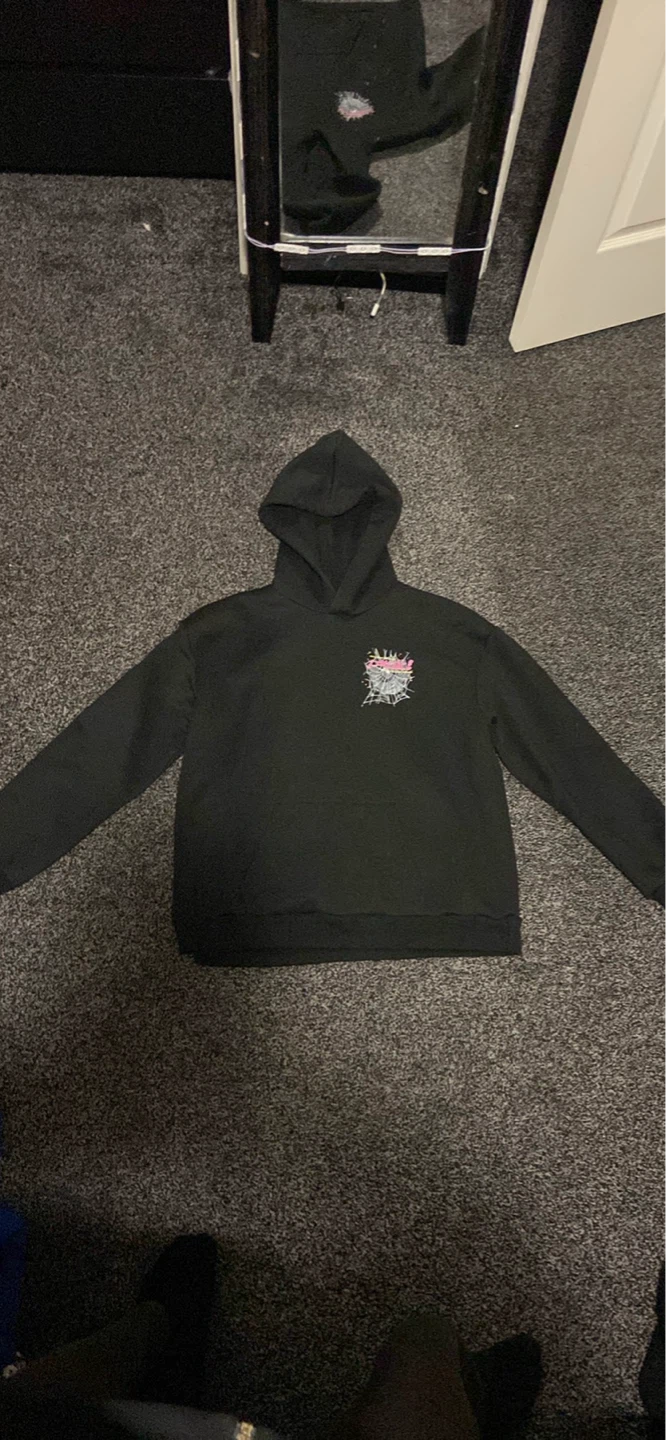 Black Spiderweb Hoodie