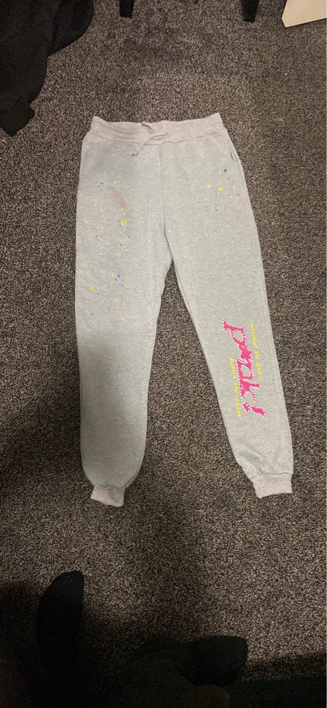 Grey spider pants