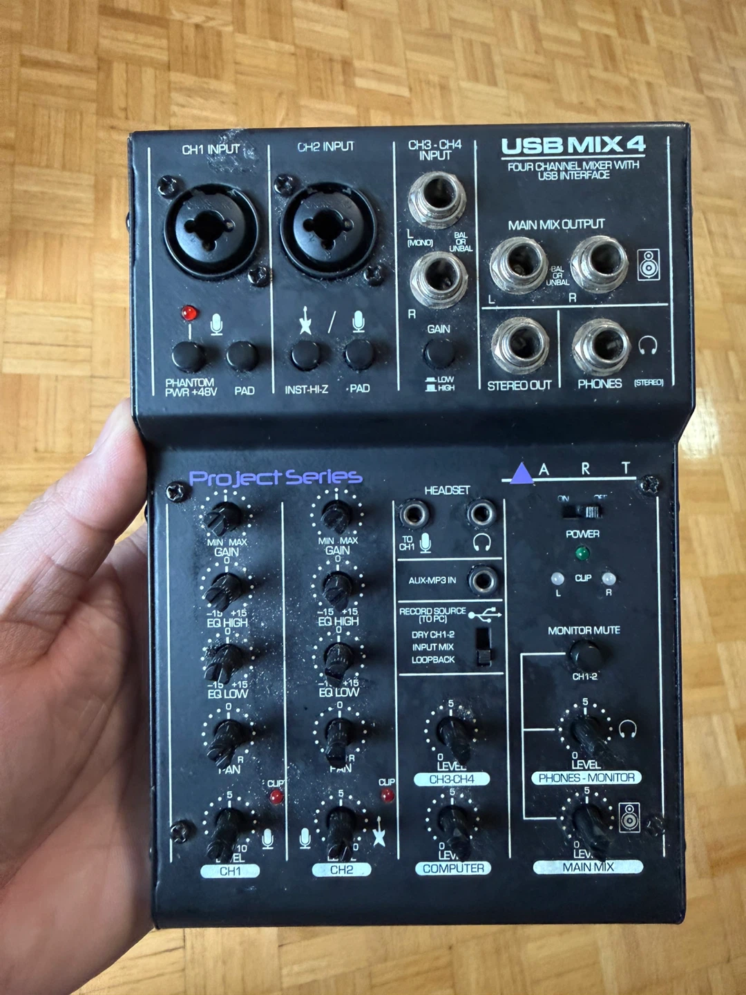 ART USB MIX 4 Four Channel USB Audio Mixer - photo 3