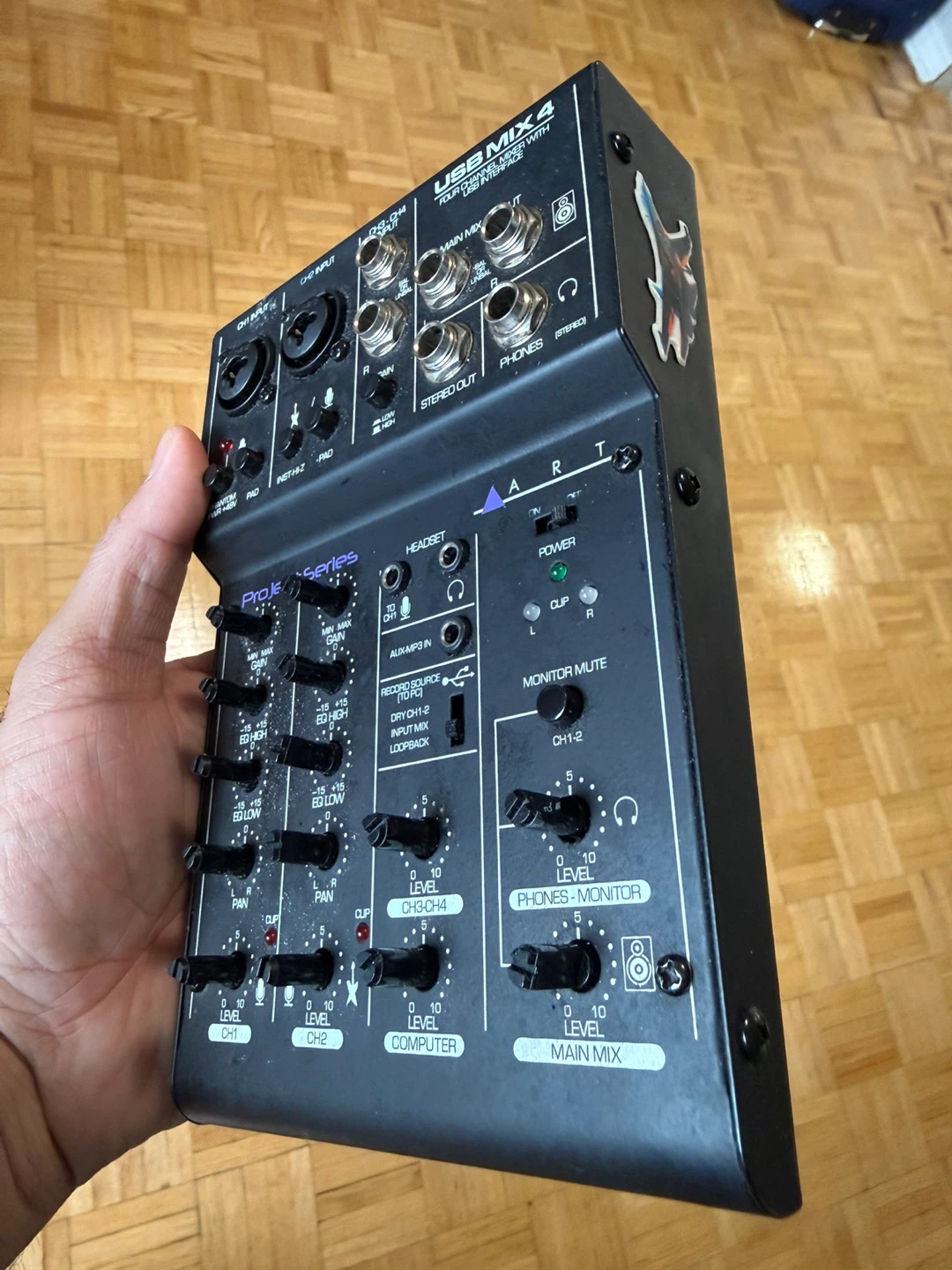ART USB MIX 4 Four Channel USB Audio Mixer - photo 2