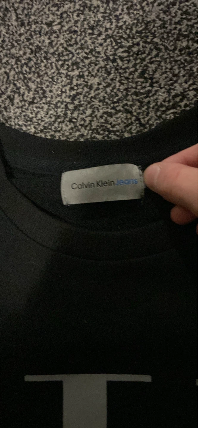 Calvin Klein Jeans Black Crewneck Sweatshirt - photo 3