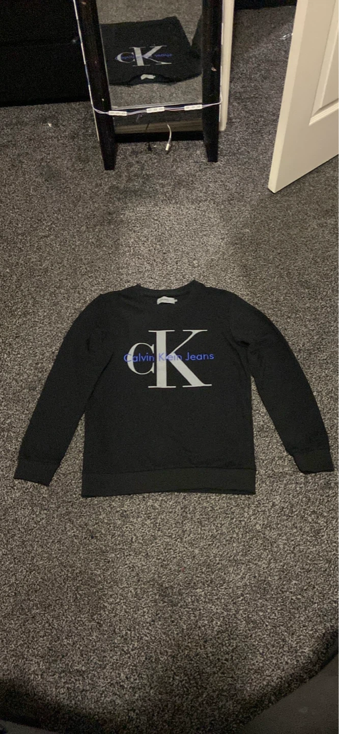 Calvin Klein Jeans Black Crewneck Sweatshirt