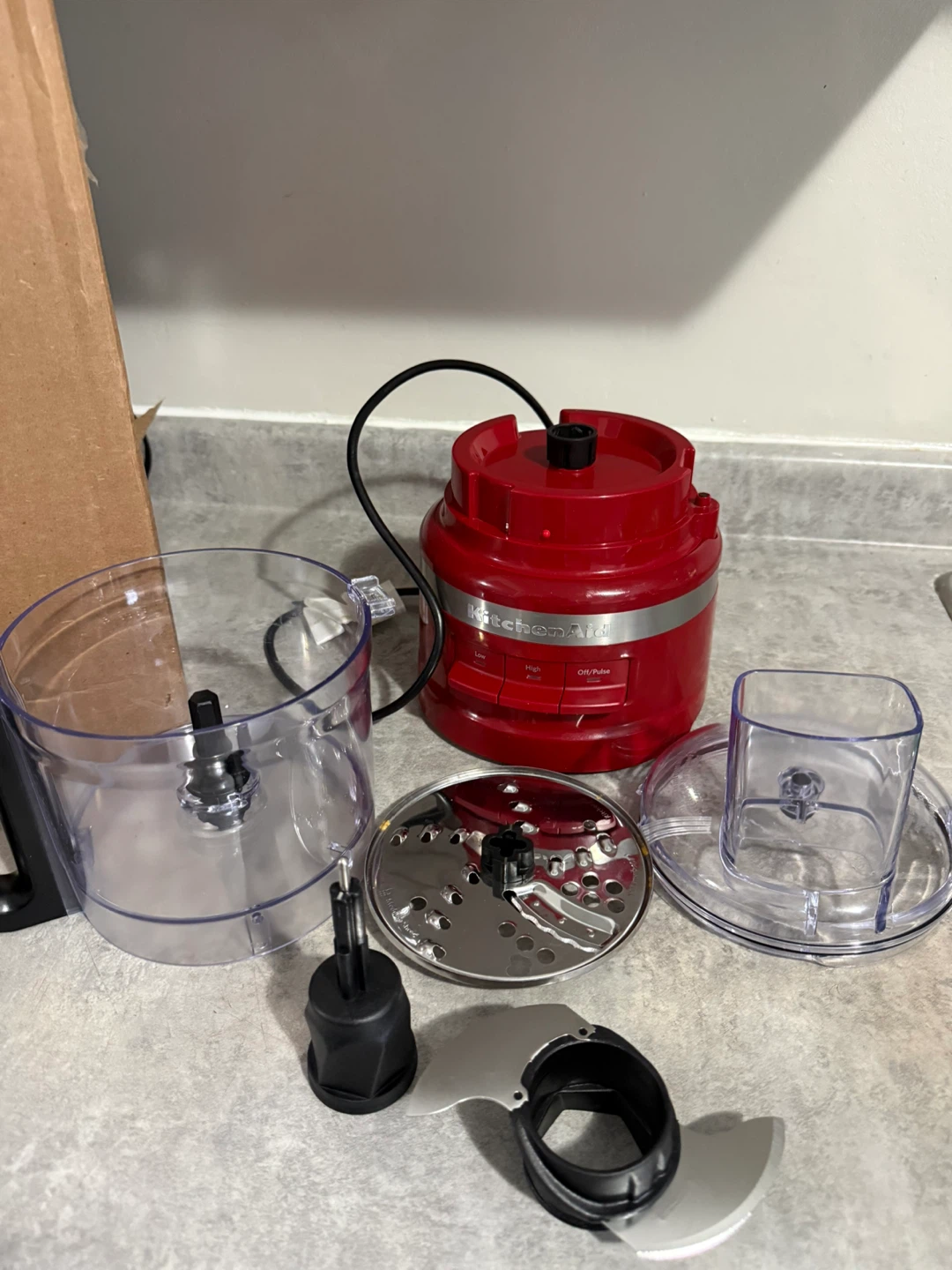 LIKE NEW KitchenAid 7 Cup Food Processor, Damaged