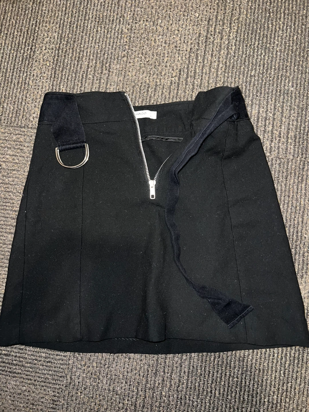 Mango Black Mini Skirt