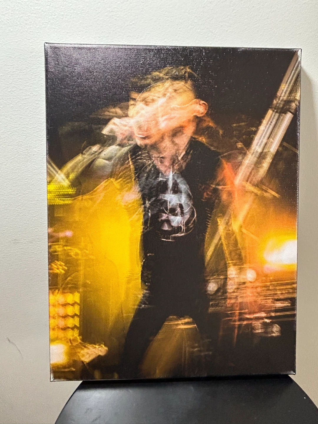 Canvas Print of Rock Muscian sold by Artist