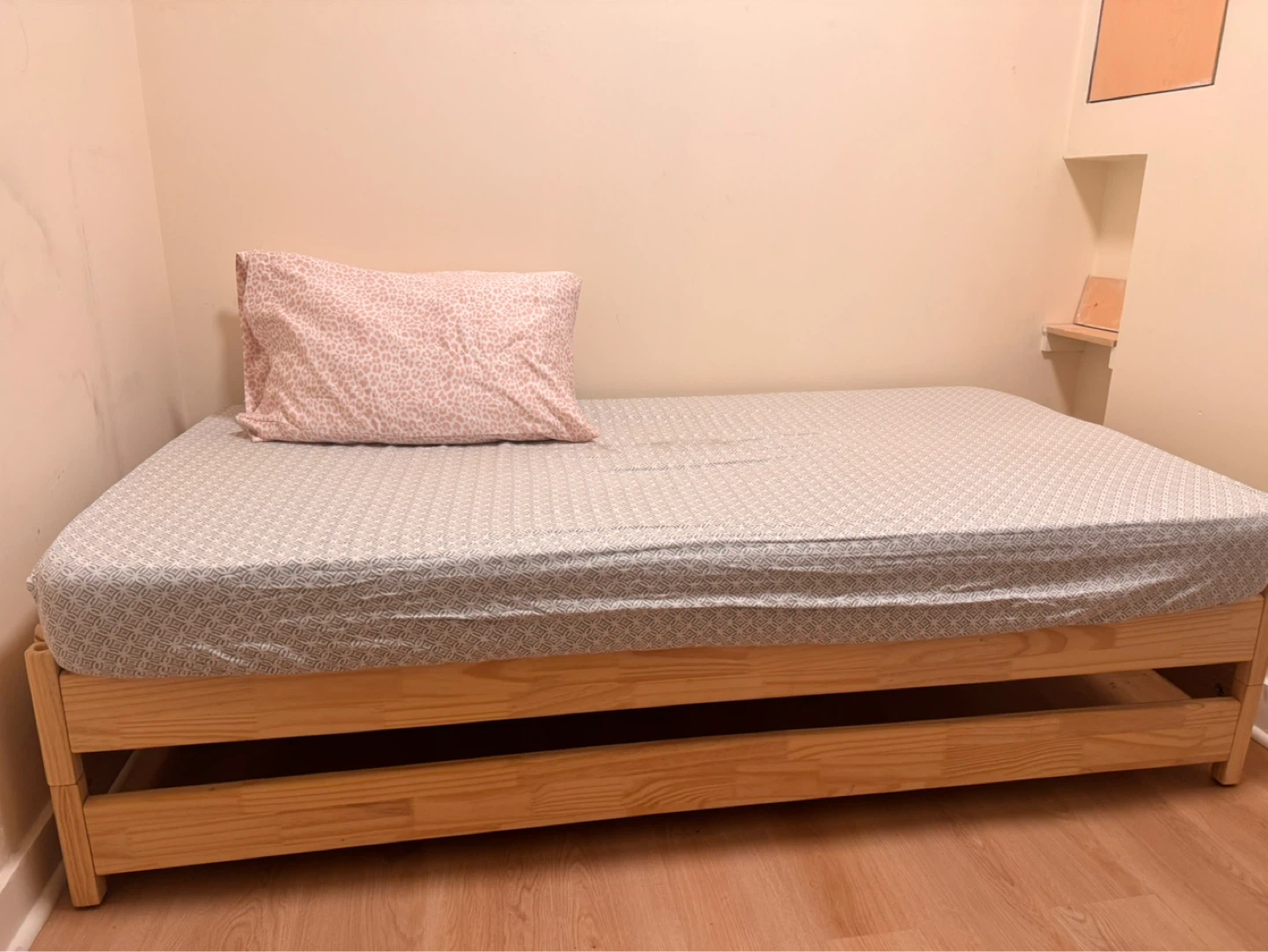 FREE! Wooden Daybed with Mattress and Pillow - photo 3