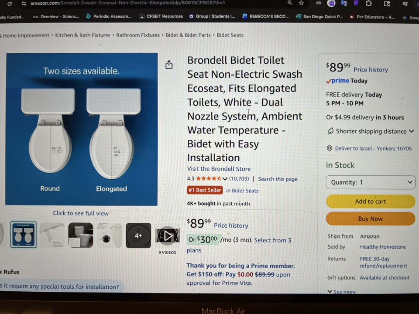 Brondell Swash Ecoseat Non -Electric Bidet - photo 2