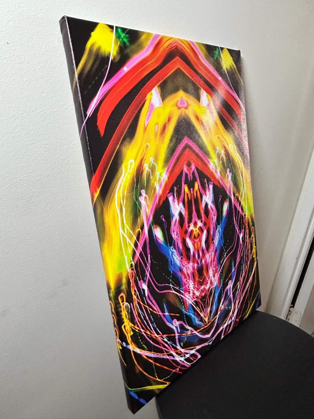 Abstract Light Painting Canvas Print - photo 3