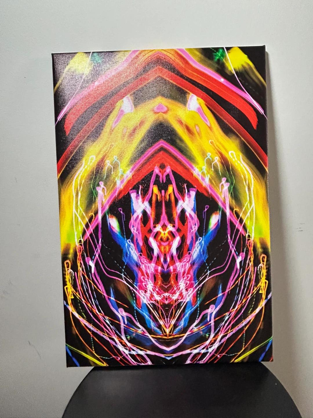 Abstract Light Painting Canvas Print